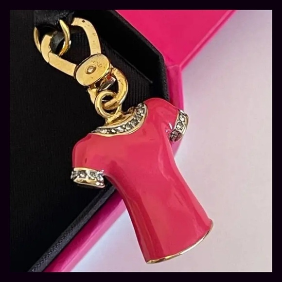Rare Juicy Couture “Choose Juicy” T-Shirt Charm New in Box - Picture 2 of 7